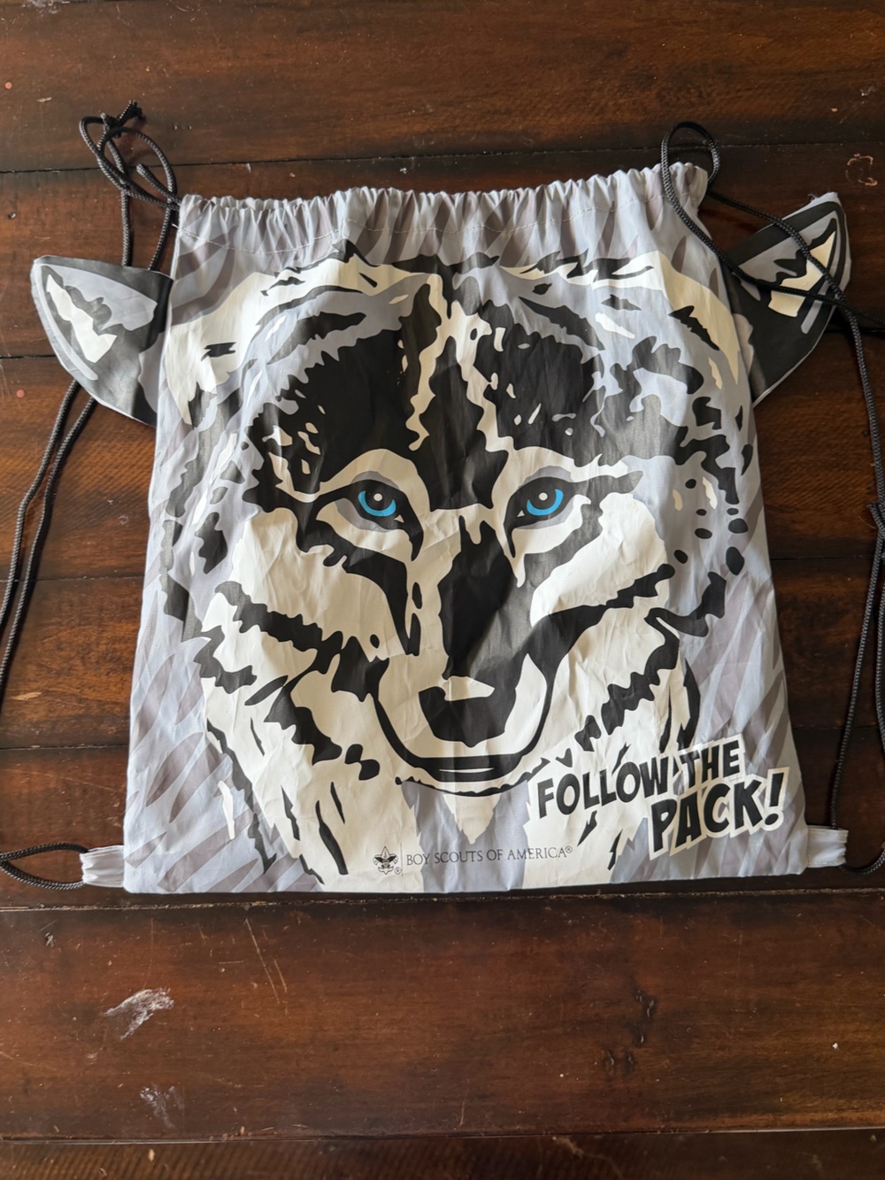 Cub Scouts Wolf Drawstring Bag